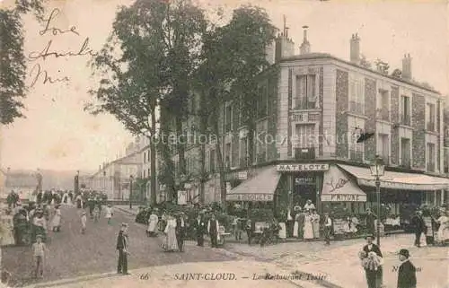 AK / Ansichtskarte Saint_Cloud_92_Hauts de Seine Restaurant Texier 