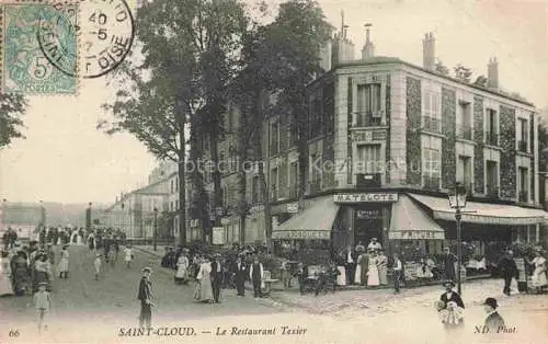 AK / Ansichtskarte Saint_Cloud_92_Hauts de Seine Restaurant Texier 