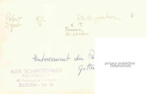 AK / Ansichtskarte Zillisheim_Mulhouse_68_Haut Rhin Enterrement du Pasteur Gottenkiene Beerdigung 