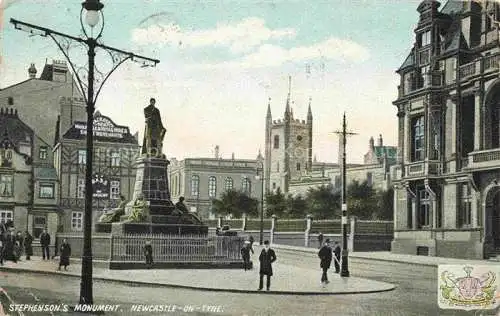 AK / Ansichtskarte  Newcastle  UK-Upon-Tyne Tyneside UK Stephenson's Monument