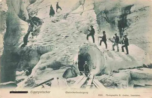 AK / Ansichtskarte  Bergsteigen Klettern Mountaineering Alpinisme Alpinismo-- Eigergletscher R.Gabler Nr. 6355