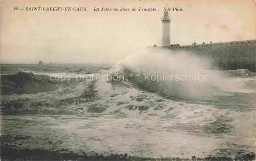 AK / Ansichtskarte  Leuchtturm Lighthouse Faro Phare-- Saint Valery en Caux 