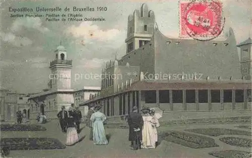 AK / Ansichtskarte  Exposition Universelle Bruxelles 1910 Section Francaise Pavillon de l Algerie