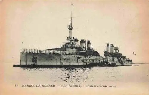 AK / Ansichtskarte  Marine  Warships Guerre Le Voltaire 