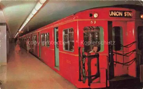 AK / Ansichtskarte  Eisenbahn Railway Chemin de Fer The Subway Toronto Ontario Canada