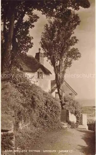 AK / Ansichtskarte  Lynmouth Devon Exeter UK Shelleys Cottage