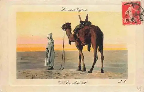 AK / Ansichtskarte  Kamele  Camel Chameau-- Sahara Au desert 