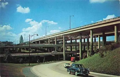 AK / Ansichtskarte  Autobahn Autostrada Autoroute Highway Freeway Stack Los Angeles Calif. 