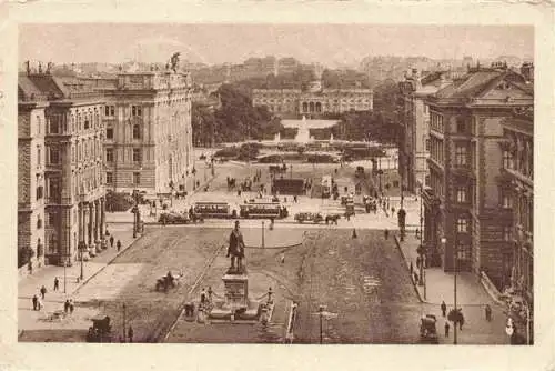 AK / Ansichtskarte  Strassenbahn Tramway-- Schwarzenbergplatz Wien 