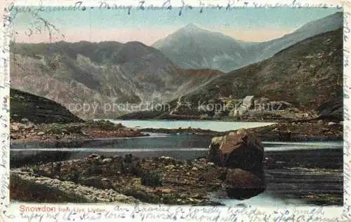 AK / Ansichtskarte  Snowdon Wales UK View vom Llyn Llydaw