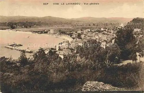 AK / Ansichtskarte  LE LAVANDOU 83 Var Vue générale