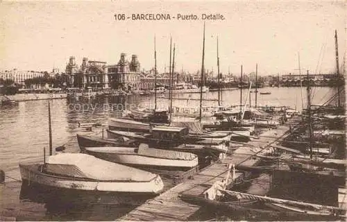 AK / Ansichtskarte  BARCELONA Cataluna ES Puerto detalle