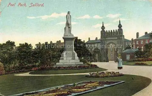 AK / Ansichtskarte  Salford Manchester UK Peel Park Monument