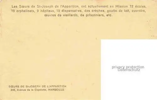 AK / Ansichtskarte  Le Caire  Egypt Ecole des Soeurs de Saint-Joseph de l'Apparition Au pied des pyramides