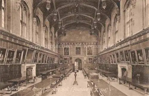 AK / Ansichtskarte  Oxford  Oxfordshire UK Christ Church Dining Hall founded 1546