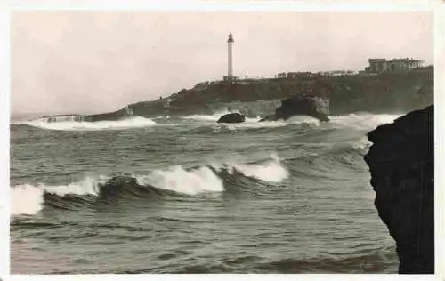 AK / Ansichtskarte  Leuchtturm Lighthouse Faro Phare-- Biarritz Pointe St-Martin le Phare