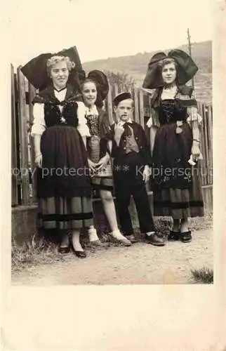 AK / Ansichtskarte  Alsace Elsass Region Trachten Kinder Frau