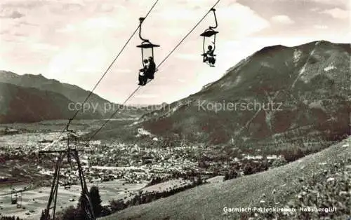 AK / Ansichtskarte  Sessellift Chairlift Telesiege Garmisch Partenkirchen 