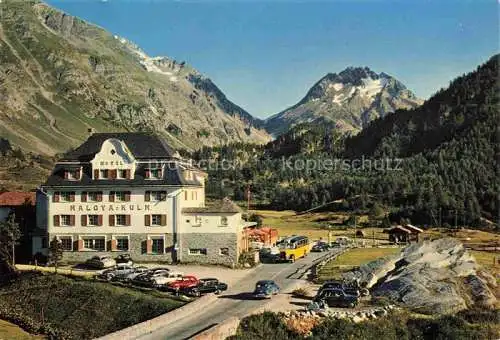 AK / Ansichtskarte  Postauto Postbus Omnibus Maloja Kulm Monte del Forno