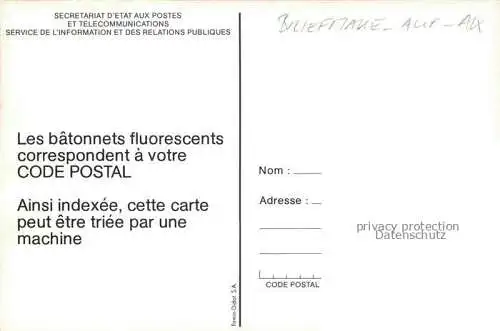 AK / Ansichtskarte  Briefmarkensprache auf Ak Telecommunication 