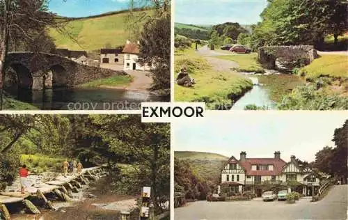 AK / Ansichtskarte  Exmoor Lorna Doone Farm Tarr Steps Robber's Bridge Oare Valley Hunter's Inn