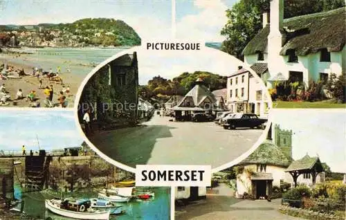 AK / Ansichtskarte  Somerset  Bournemouth UK Minehead Porlock Weir Dunster Selworthy Luccombe