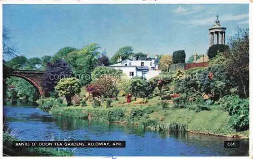 AK / Ansichtskarte  Alloway Ayrshire UK Banks O' Doon Tea Gardens