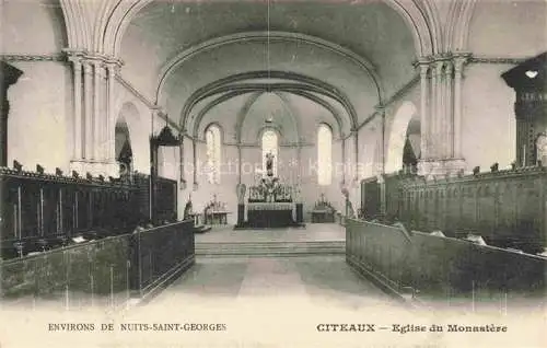 AK / Ansichtskarte  Citeaux Nuits-Saint-Georges Beaune 21 Cote-d Or Eglise du Monastère Intérieur