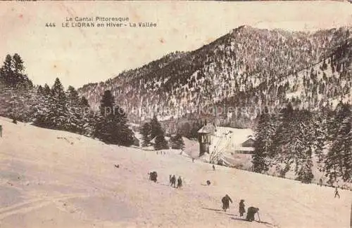 AK / Ansichtskarte  Le Lioran 1368m 15 Cantal La vallée en hiver