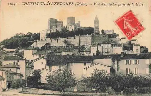 AK / Ansichtskarte  Chatillon d Azergues Villefranche-sur-Saone 69 Rhone Vue d'ensemble prise de la gare