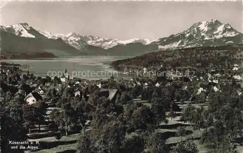 AK / Ansichtskarte  KuessNACHT Vierwaldstaettersee SZ Panorama Alpen