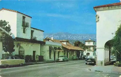 AK / Ansichtskarte  Santa Barbara  California USA Historic de la Guerra Street