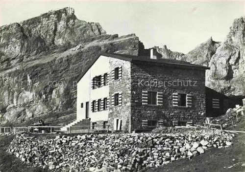 AK / Ansichtskarte  Rugghubelhuette 2294 Titlis Engelberg OW Berghuette Alpen