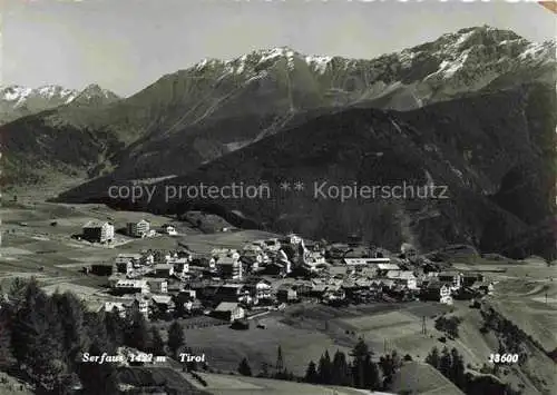 AK / Ansichtskarte  Serfaus Tirol Gesamtansicht mit Alpenpanorama