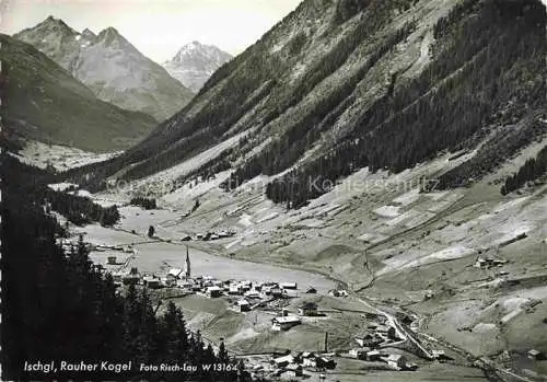 AK / Ansichtskarte  Ischgl Tirol AT Panorama Blick ins Tal gegen Rauher Kogel