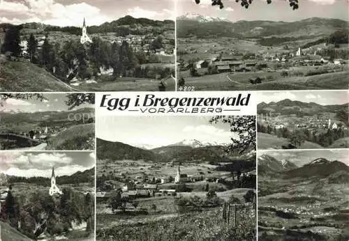 AK / Ansichtskarte  Egg Bregenzerwald Vorarlberg AT Panorama Alpen Landschaft