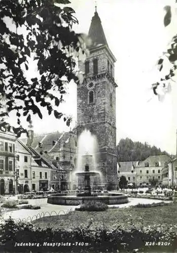 AK / Ansichtskarte  Judenburg Steiermark AT Hauptplatz Brunnen