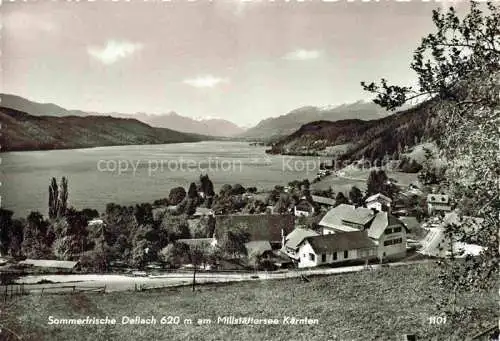 AK / Ansichtskarte  Dellach Millstaettersee Kaernten AT Panorama Sommerfrische