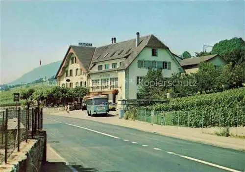 AK / Ansichtskarte  Chez-le-Bart Boudry NE Hôtel des Platanes