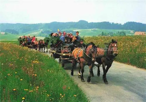 AK / Ansichtskarte  BURGDORF BE Roesslifahrten im Emmental