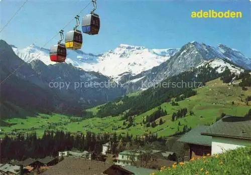 AK / Ansichtskarte  Adelboden BE Panorama Bergbahn Schwandfeldspitz-Bahn Berner Alpen