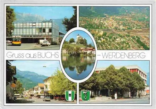 AK / Ansichtskarte  Werdenberg SG Teilansichten Luftaufnahme