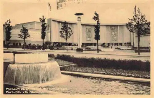 AK / Ansichtskarte  Exposition Bruxelles 1935 Pavillon de la france metropolitaine