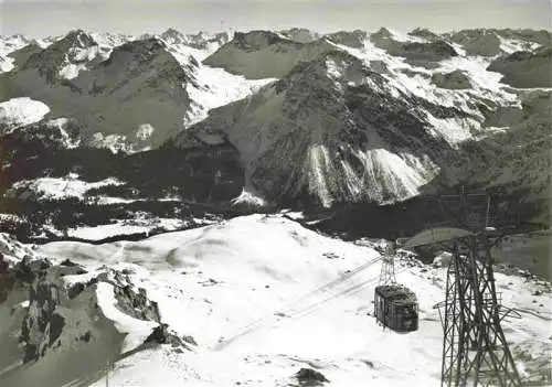 AK / Ansichtskarte  Seilbahn Cable-Car Telepherique Arosa Weisshorn 