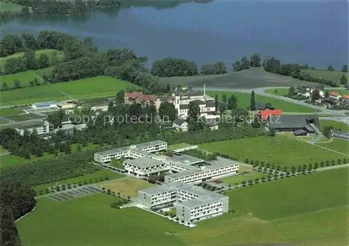 AK / Ansichtskarte  Baldegg LU Kloster und Schule