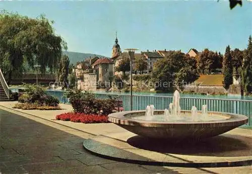 AK / Ansichtskarte  OLTEN SO Promenade an der Aare Brunnen