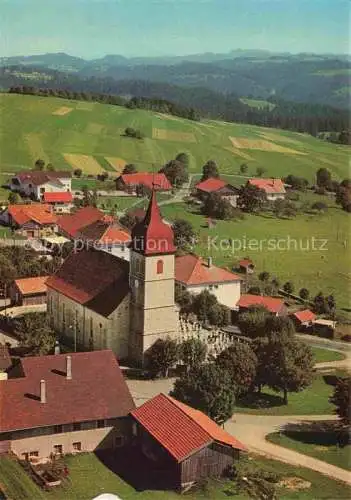 AK / Ansichtskarte  Montfaucon 25 Doubs Ortsansicht mit Kirche