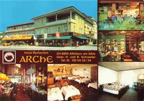 AK / Ansichtskarte  Affoltern Albis ZH Hotel Restaurant Arche Fremdenzimmer