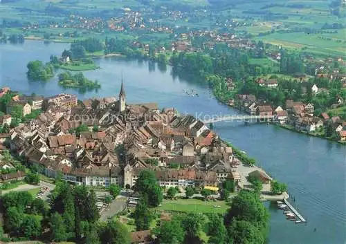 AK / Ansichtskarte  Stein Rhein Stein am Rhein SH Fliegeraufnahme