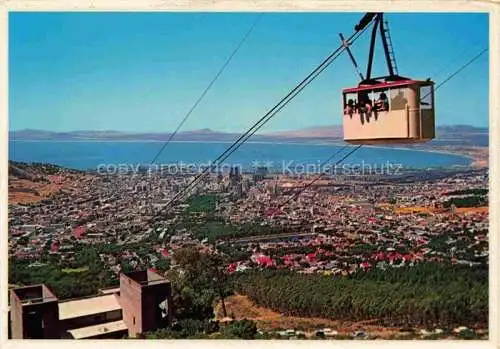 AK / Ansichtskarte  Cape-Town Kaapstad Kapstadt South-Africa RSA Cable cars Table Mountain